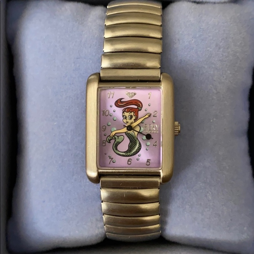 Never worn ROXY rare mermaid watch